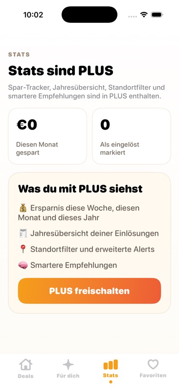 FreeFinder PLUS Statistiken
